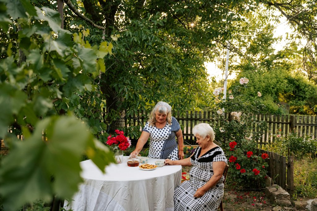 backyard for seniors in place living